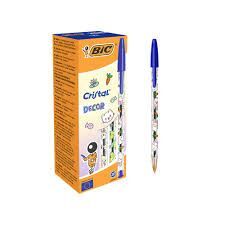 BOLIGRAFO BIC CRISTAL KAWAII TINTA AZUL