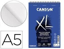 BLOC XL CANSON A/5 MULTITECNICA 15HJS 300GRS