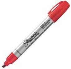 ROTULADOR PAPERMATE SHARPIE BISEL ROJO