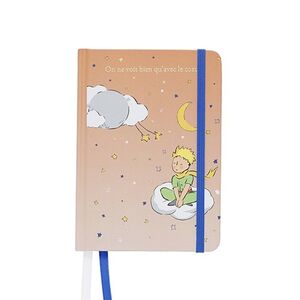 LIBRETA A/6 ENCUADERNADA (1 LINEA) EL PEQUEÑO PRINCIPITO CIELO KIUB