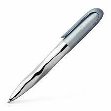 BOLÍGRAFO NICE FABER-CASTELL AZUL CELESTE METÁLICO