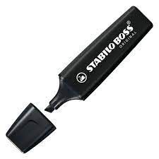 SUBRAYADOR STABILO BOSS NATURE NEGRO