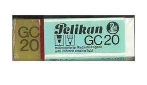 GOMA BORRAR TINTA/LAPIZ GC20 PELIKAN