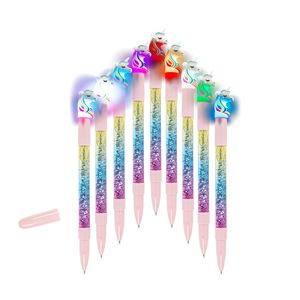 BOLIGRAFO UNICORNIO C/LUZ + PURPURINA OUT OF THE BLUE