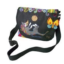 BOLSO BANDOLERA GATO Y MARIPOSA WACHTMEISTER FRIDOLIN