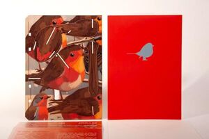 POSTAL 3D MAQUETA PAJARO FORMES