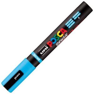 ROTULADOR UNI POSCA PC5BR 1-4MM PINCEL AZUL CLARO
