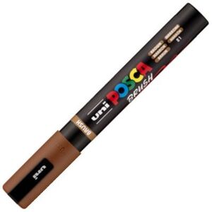 ROTULADOR UNI POSCA PC5BR 1-4MM PINCEL MARRON