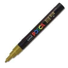 ROTULADOR UNIPOSCA PC3M 0,9 ORO