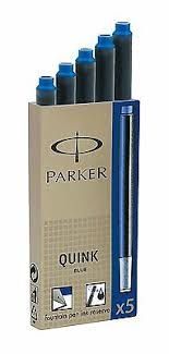 CARTUCHO PLUMA PARKER AZUL