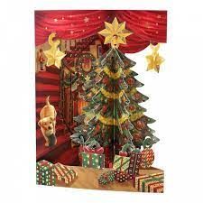 POSTAL SWING ARBOL DE NAVIDAD SANTORO