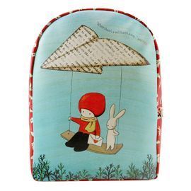 MOCHILA POPPI LOVES MESSENGER ROJA