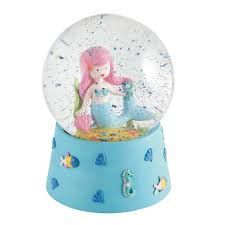 BOLA NIEVE MUSICAL SIRENA FLOSSS&ROCK