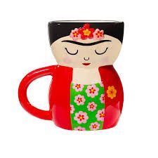 TAZA FORMA CUERPO FRIDA KAHLO SASS&BELLE