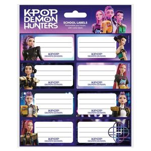 ETIQUETAS ESCOLARES (16) K-POP HUNTERS PYRAMID