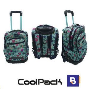 MOCHILA CARRO COMPACTO SWIFT MINT DOODLES COOLPACK