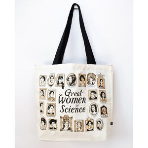 BOLSA TELA REVERSIBLE MUJERES DE LA CIENCIA COGNITIVE CIENCIA
