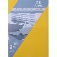 BLISTER 5 UDS HOJAS DIN A-4 100 GRS AMARILLO HUEVO