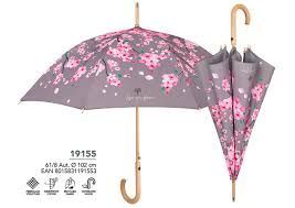 PARAGUAS LARGO AUTOMATICO FLOR DE CEREZO PERLETI