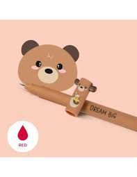 BOLIGRAFO BORRABLE ROJO TEDDY BEAR LEGAMI