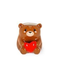 PORTALAPICES CERAMICA TEDDY BEAR LOVE LEGAMI