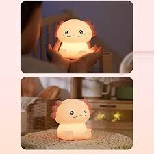 LAMPARA NOCTURNA SILICONA AXOLOTE ITOTAL