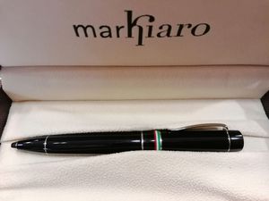 BOLIGRAFO GAIOLA 2 NEGRO FRANJA TRICOLOR MARKIARO