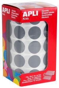 GOMETS REDONDO ROLLO 20MM GRIS 16725 APLI