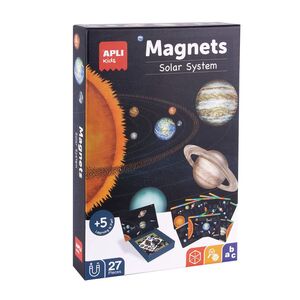 JUEGO MAGNETICO SISTEMA SOLAR 27 PIEZAS APLI JUEGOS