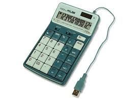 CALCULADORA 12DIGITOS USB MILAN