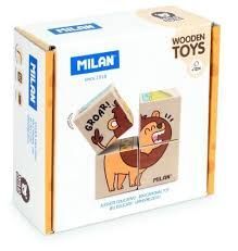 JUEGO DE MADERA ROMPEZABEZAS CUBOS MILAN