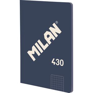 LIBRETA A/5 48HJS CUADRICULA 5X5 95GRS AZUL MILAN