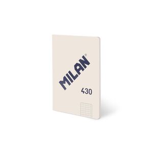 LIBRETA A/5 48HJS CUADRICULA 5X5 95GRS BEIGE MILAN