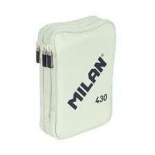 PLUMIER 3 PISOS C/CONTENIDO MILAN 430 VERDE