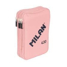 PLUMIER 3 PISOS C/CONTENIDO MILAN 430 ROSA