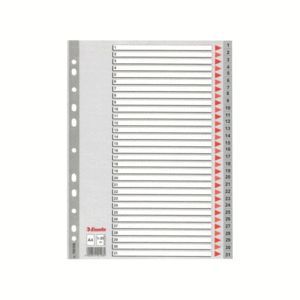 SEPARADOR INDICE FOLIO NUMERICO 1-31 ESSELTE