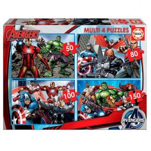 MARVEL AVENGERS PUZZLE MULTI 50-80-100-150 PIEZAS
