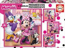 MINNIE PUZZLE PROGRESIVOS HAPPY HELPERS 12-16-20-25