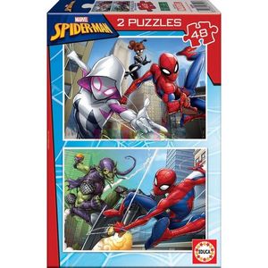 SPIDER-MAN PUZZLE 2X48 PIEZAS