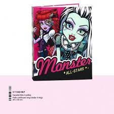 CARPETA FOLIO 4 ANILLAS MONSTER HIGH/DRACOLAURA