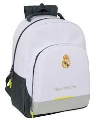 MOCHILA ESCOLAR 42CMS ADAPTA REAL MADRID 1ª EQUIPA 25-26 SAFTA