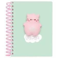 BLOC NOTAS A/6 C/SQUISHY PEMBE THE PINK CAT SAFTA