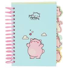 BLOC NOTAS A/6 80HJS C/SEPARADORES PEMBE THE PINK CAT SAFTA