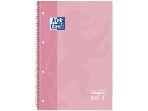BLOC A/4 80HJS 90GRS T/E EUROPEAN OXFOR ROSA CHICLE