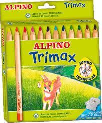 LAPICES ALPINO TRIMAX 12 COLORES