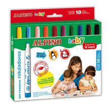 ROTULADORES ALPINO BABY 10