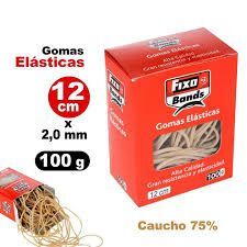 GOMAS ELASTICAS 1,5MMX12CMS 100GRS FIXO