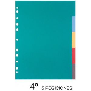 SEPARADOR PVC 1/4 5 POSICIONES 11A GRAFOPLAS