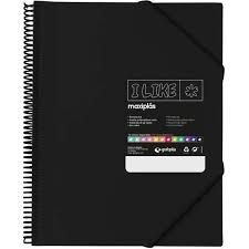 CARPETA FUNDAS 60 MAXIPLAS ILIKE3 NEGRO GRAFOPLAS