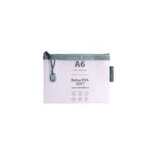 BOLSA ZIPPER BAG A6 EVA MATE ROSA SOFT GRAFOPLAS
